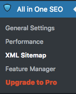 Cara menambahkan peta situs XML all in one seo