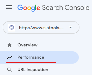 desempenho no google search console